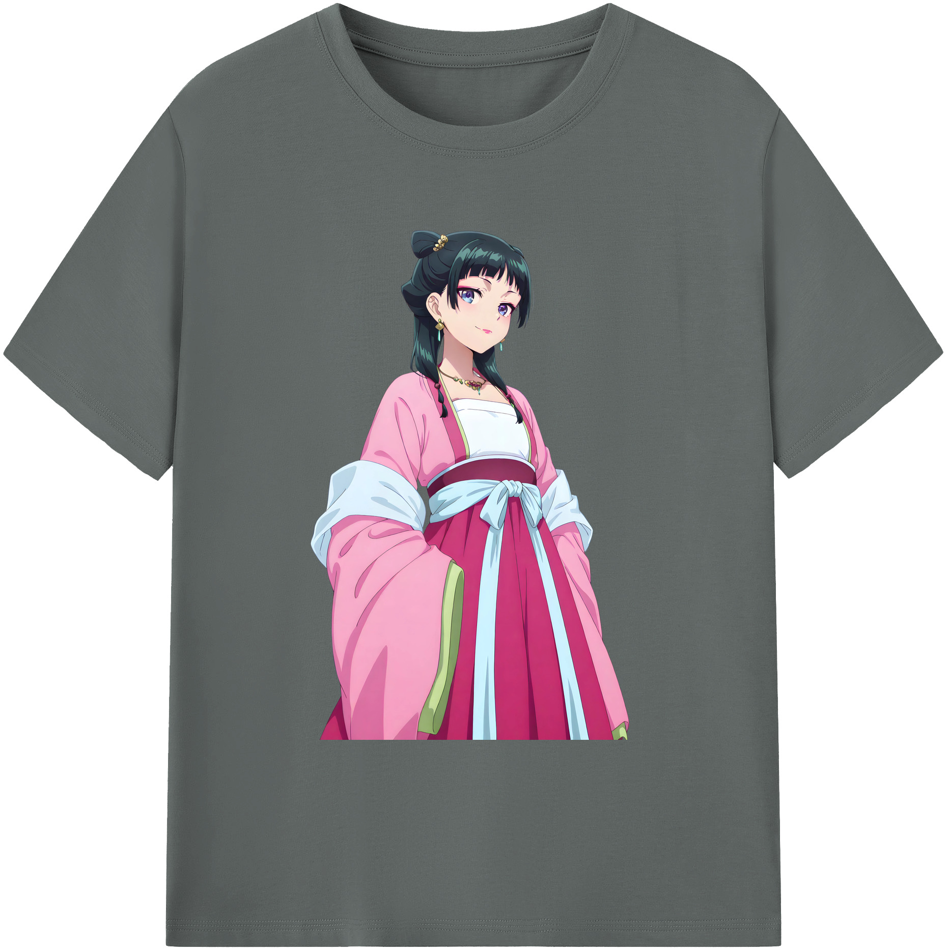 （画像用） 薬屋のひとりごと The Apothecary Diaries 綿100％ メンズ半袖Tシャツ｜肌触りやわらか＆通気性